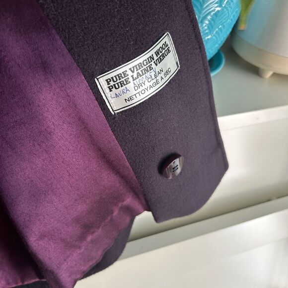 Me-Jay vintage wool dress coat Montreal coat factory 13/14 - Picture 4 of 14